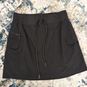 Gerry Black Skort with Drawstring Waist - Women's Size Medium Sporty Athletic